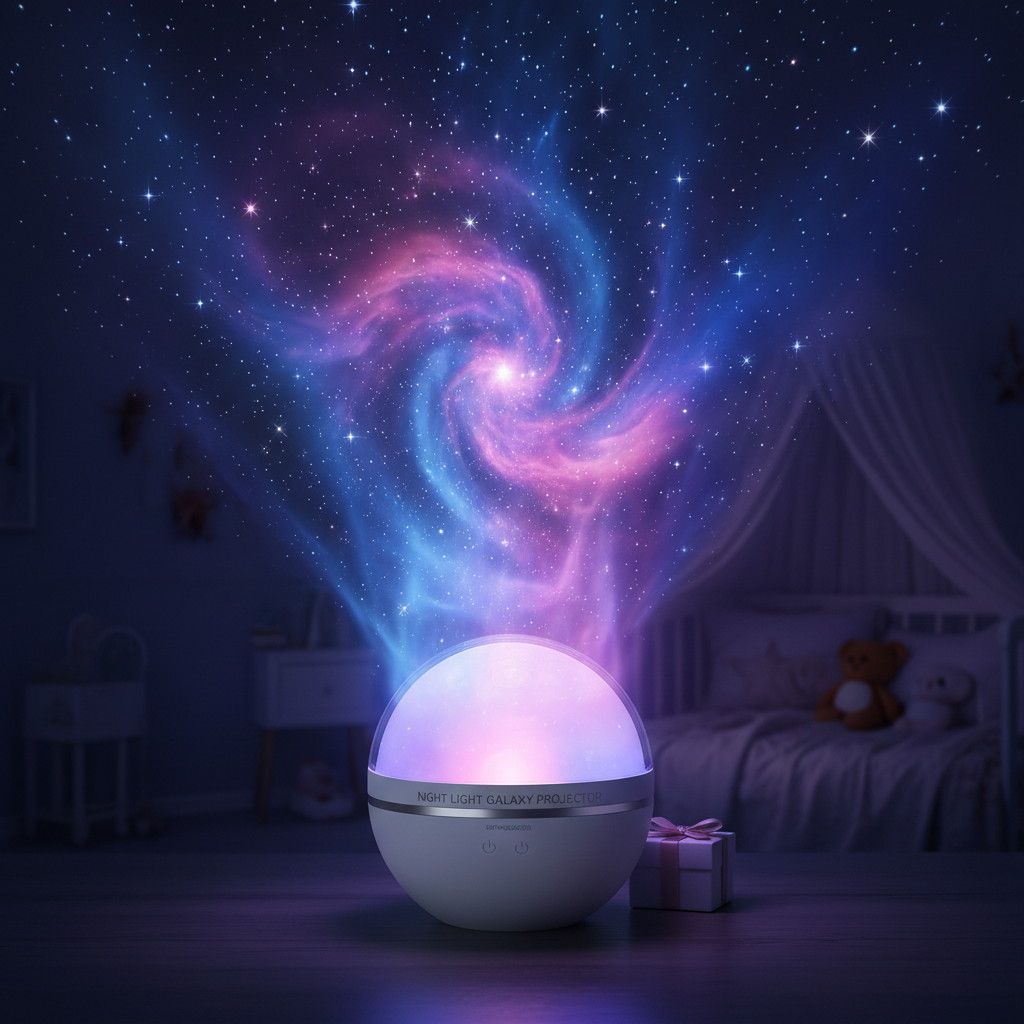 Night Light Galaxy Projector Starry Sky Projector 360° Rotate Planetarium Lamp For Kids Bedroom Valentines Day Gift Wedding Deco